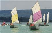 voile sur la base de loisir de jumieges normandie