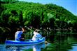 canoe kayac sur le lac de jumieges normandie
