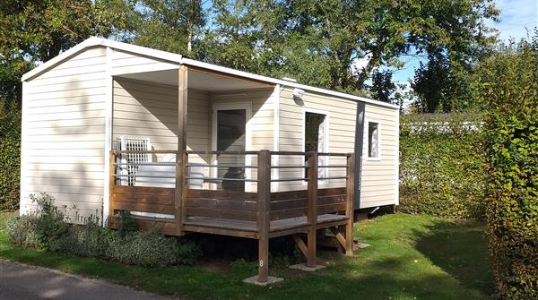 Mobil home Bambou Family Baby à louer pour 4 personnes et un bébé au Camping de la Forêt à Jumièges en Normandie